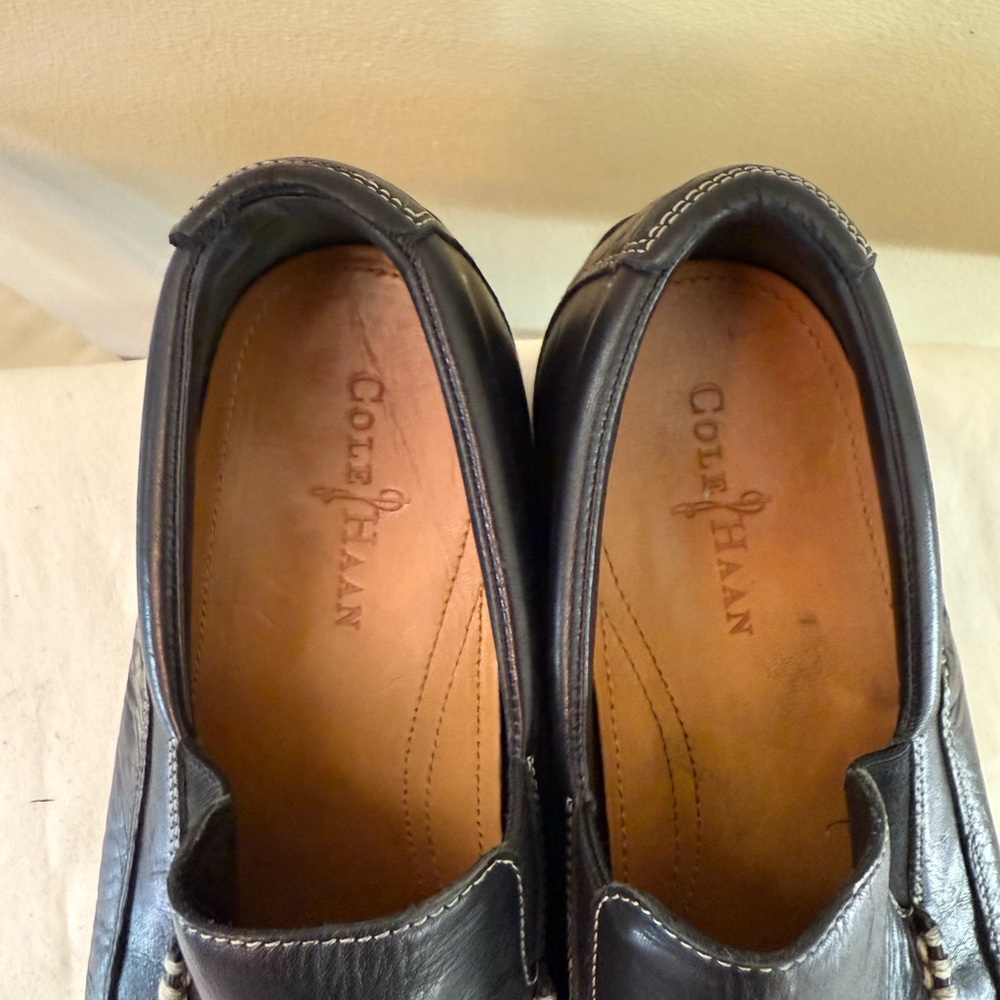 Cole Haan Men’s Black Leather Loafers, GUC, Size 11 - Picture 6 of 8